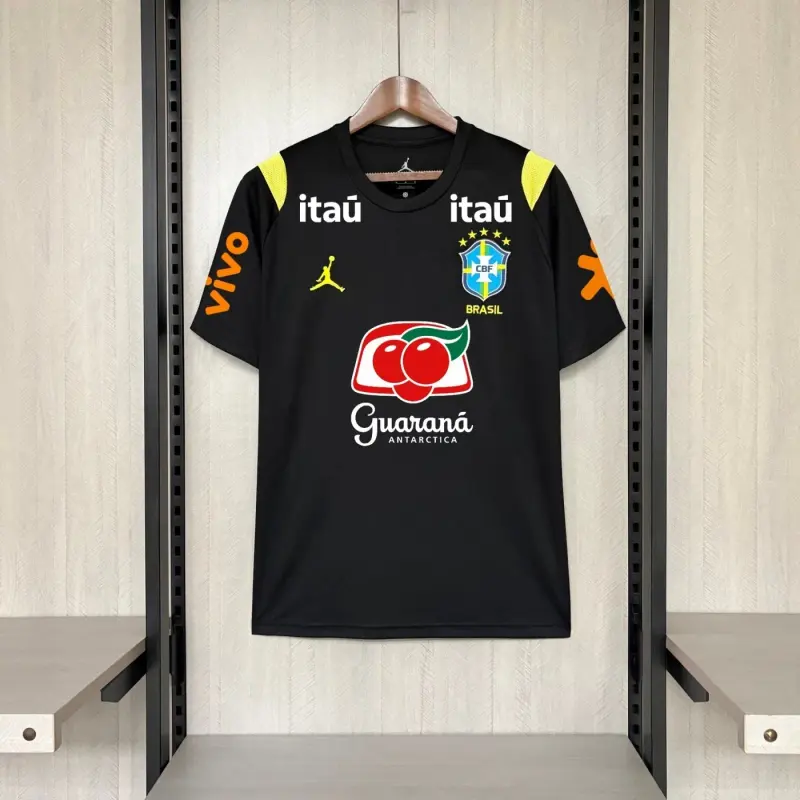 2026 World Cup Team Brazil Black Jersey