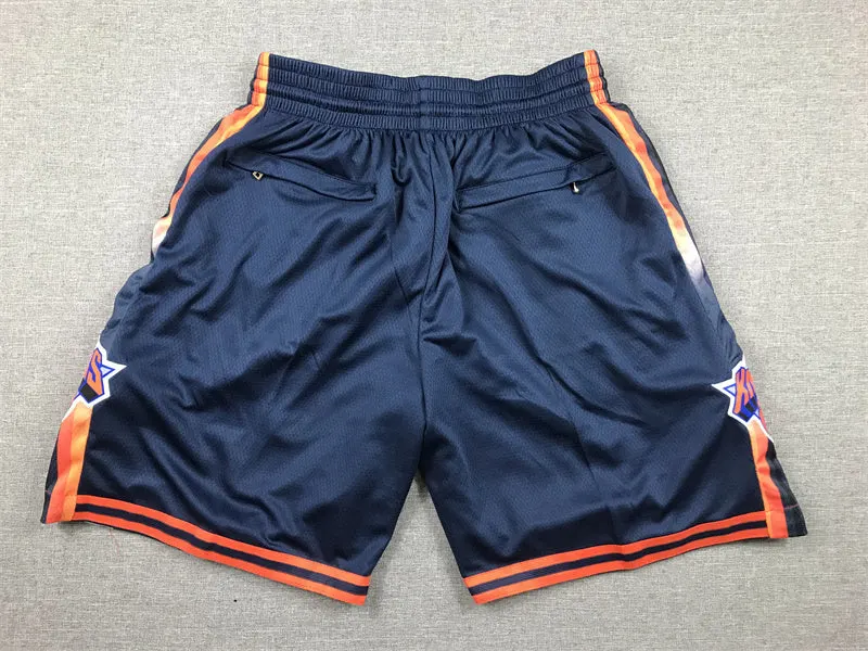 NEW YORK KNICKS BLUE SHORTS