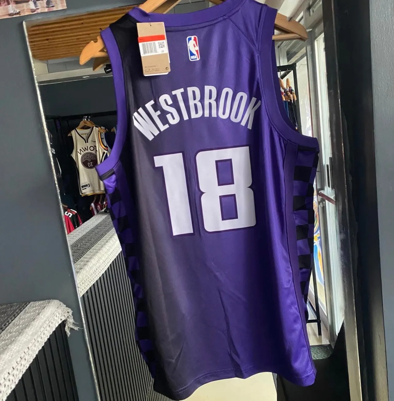 RUSSELL WESTBROOK PURPLE JERSEY