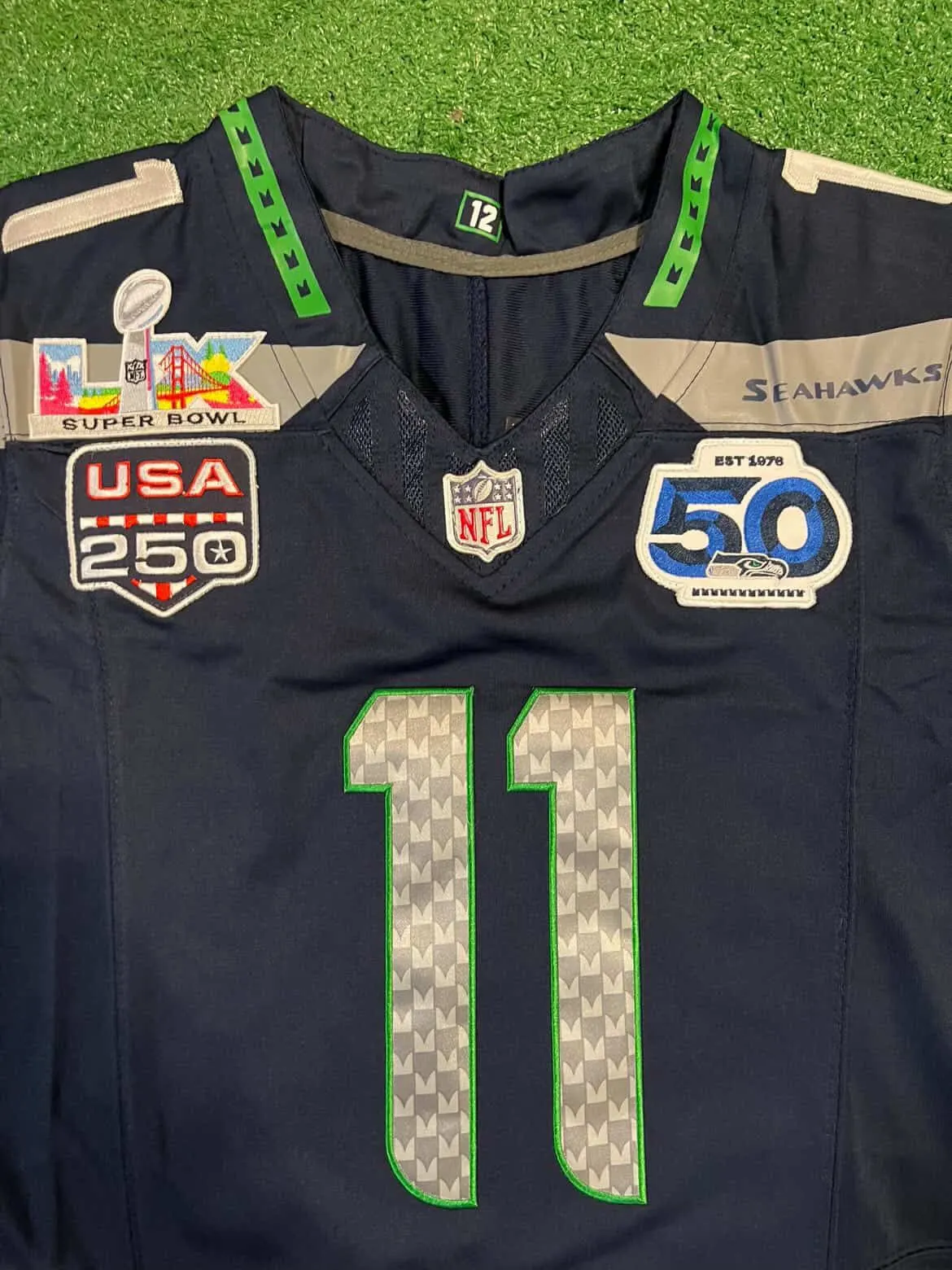 Jaxon Smith Njigba Super Bowl Edition Jersey