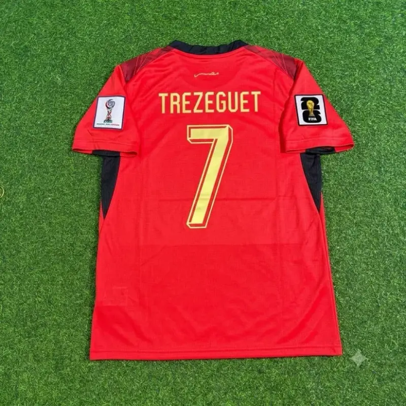 2026 WORLD CUP TREZEGUET TEAM EGYPT RED JERSEY