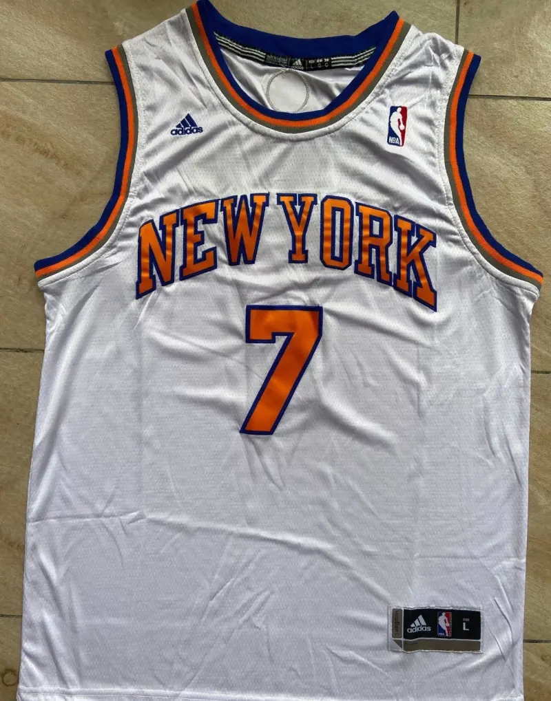 Carmelo Anthony White New York Knicks Jersey