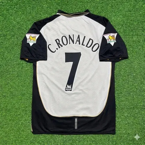 Cristiano Ronaldo Manchester United 2021 Retro Football Jersey Soccer Shirt