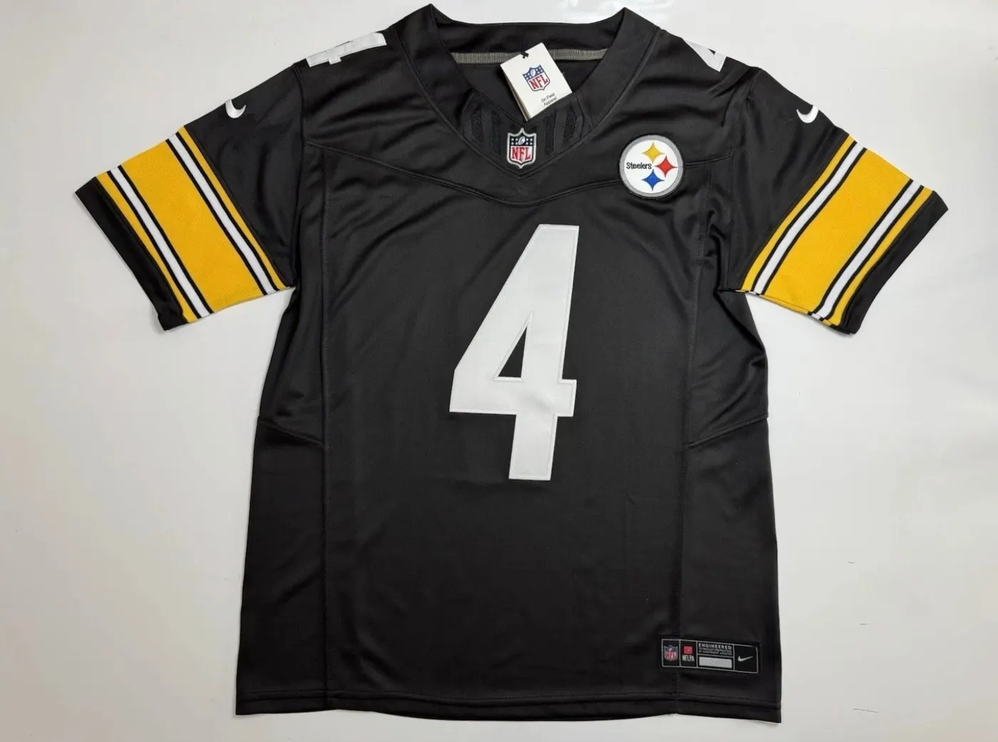 PITTSBURGH STEELERS DK METCALF BLACK JERSEY