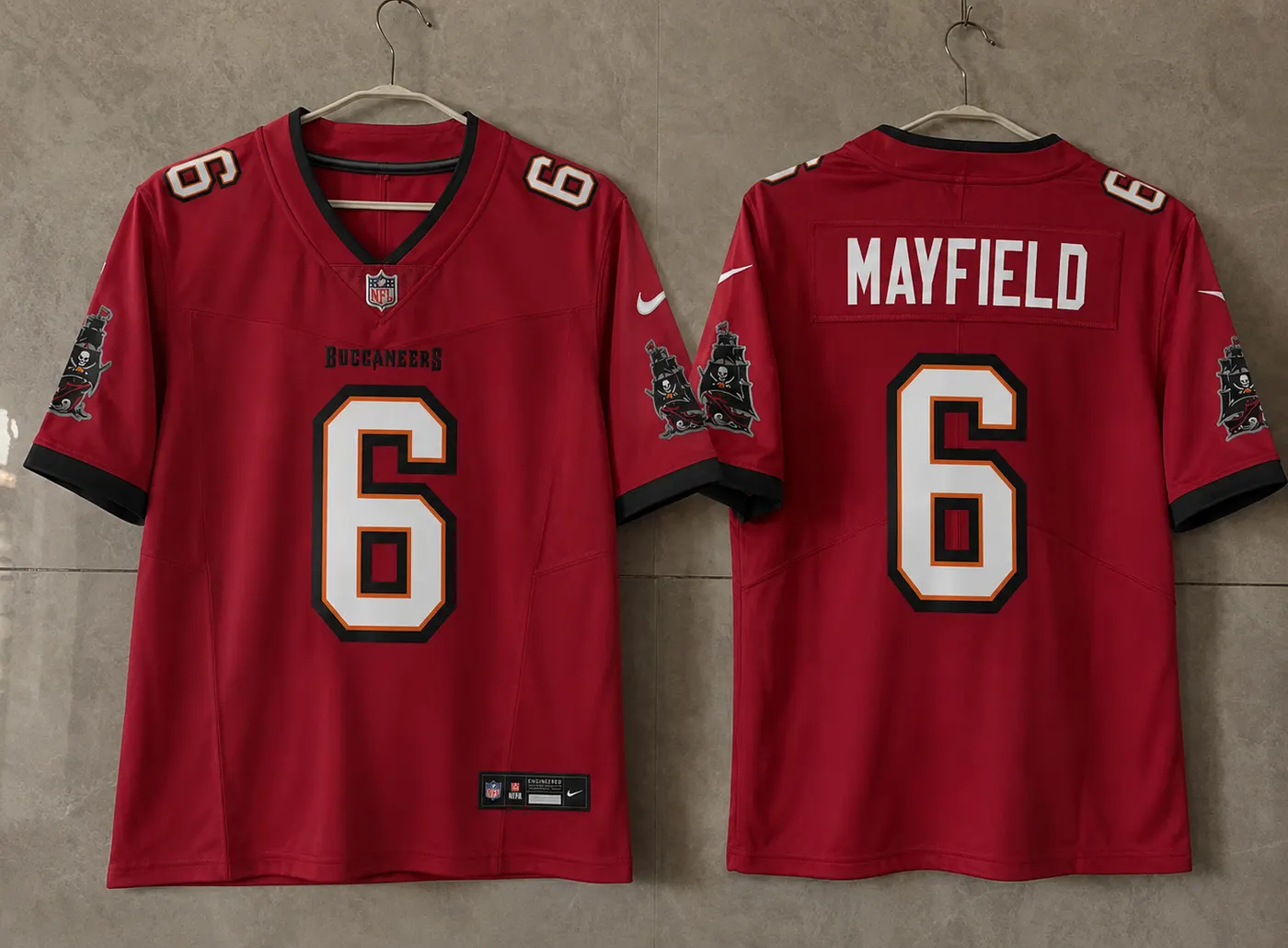 Tampa Bay Buccaneers Baker Mayfield Red Jersey