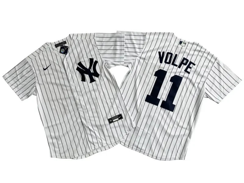 NEW YORK YANKEES ANTHONY VOLPE WHITE JERSEY
