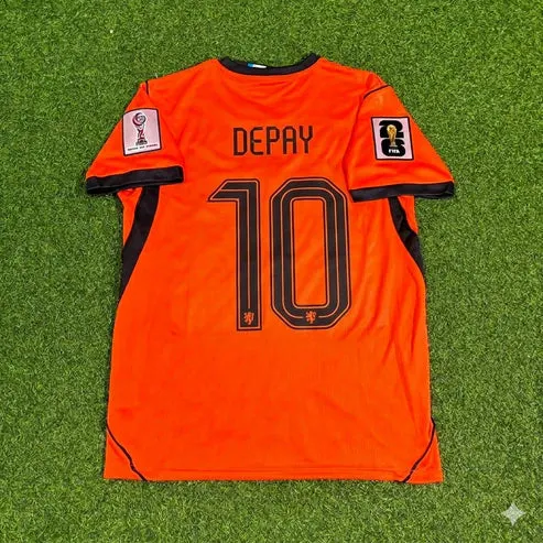 2026 WORLD CUP MEMPHIS DEPAY TEAM NETHERLANDS ORANGE JERSEY