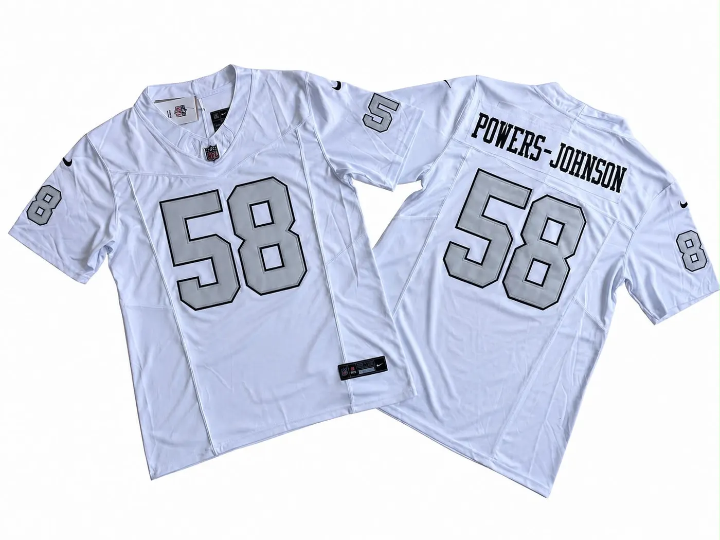 LAS VEGAS RAIDERS JACKSON POWERS-JOHNSON RETRO JERSEY