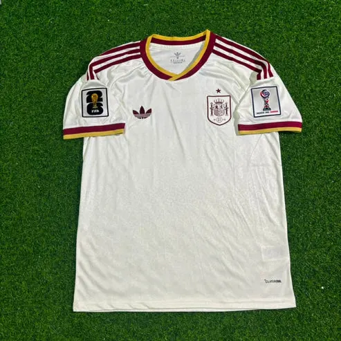 2026 WORLD CUP ALEJANDRO GRIMALDO TEAM SPAIN WHITE JERSEY