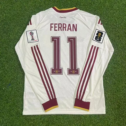 2026 WORLD CUP FERRAN TORRES TEAM SPAIN WHITE JERSEY