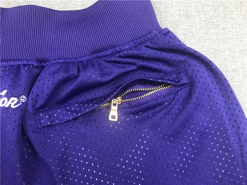 CHARLOTTE HORNETS PURPLE SHORTS