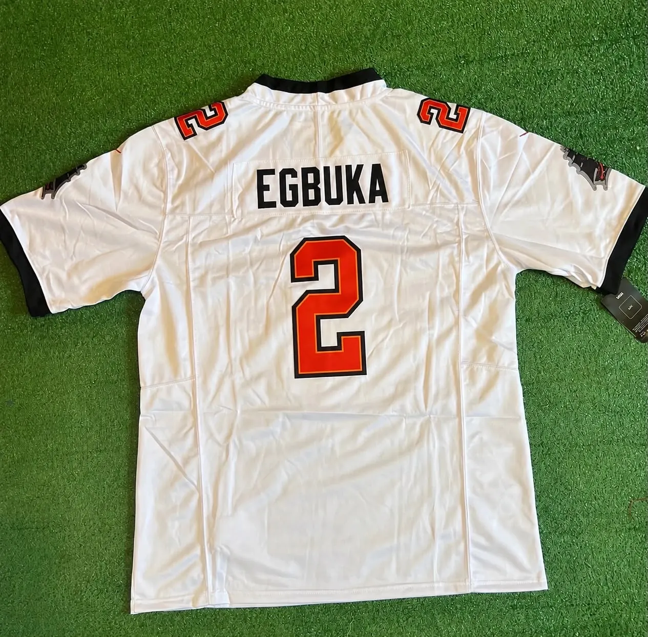 Tampa Bay Buccaneers Emeka Egbuka White Jersey