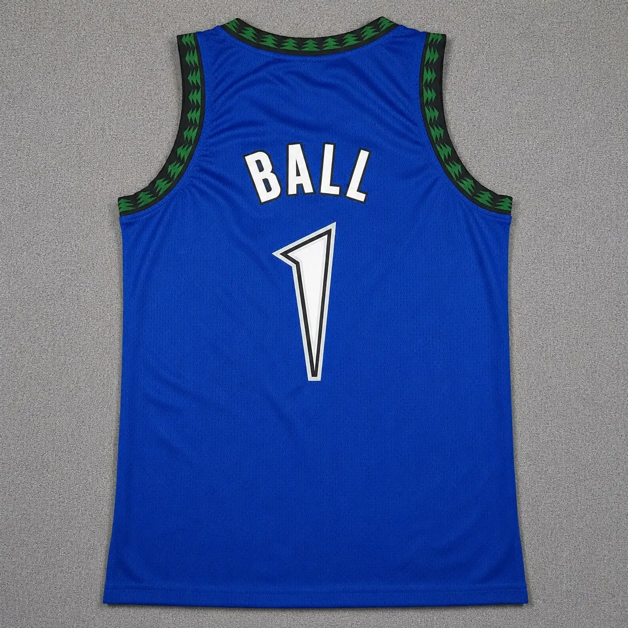 MINNESOTA TIMBERWOLVES LAMELO BALL BLUE VINTAGE JERSEY