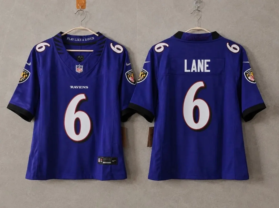 Ja'Kobi Lane Baltimore Ravens Football Jersey