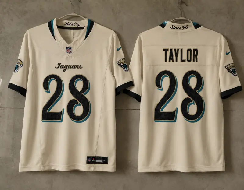 JACKSONVILLE JAGUARS FRED TAYLOR RIVAL JERSEY