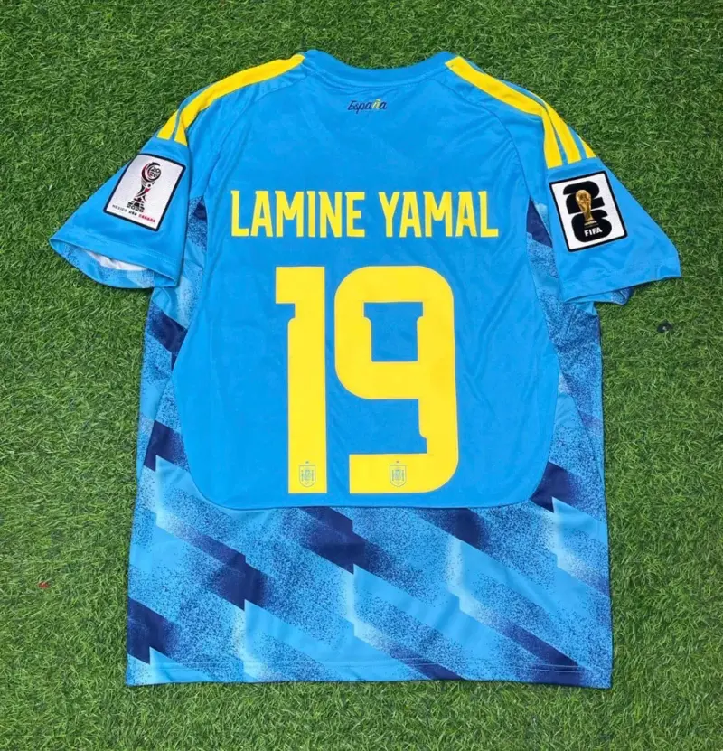 2026 WORLD CUP LAMINE YAMAL TEAM SPAIN BLUE JERSEY