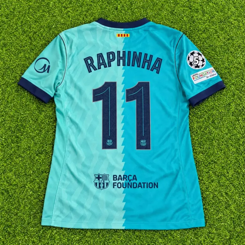 BARCELONA RAPHINHA BLUE JERSEY