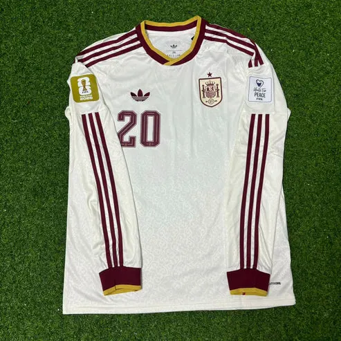 2026 WORLD CUP PEDRI TEAM SPAIN WHITE JERSEY
