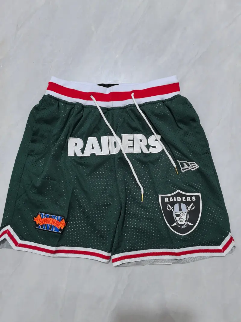 LAS VEGAS RAIDERS BLACK SHORTS