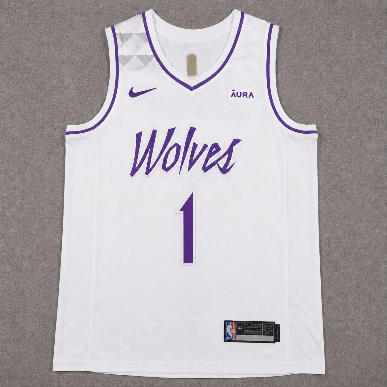 MINNESOTA TIMBERWOLVES LAMELO BALL WHITE JERSEY
