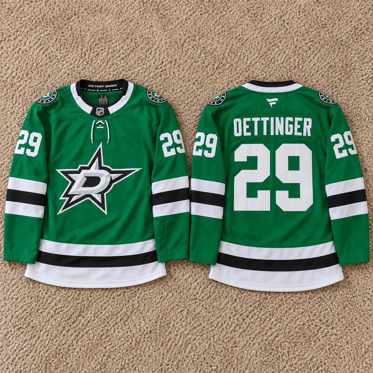 DALLAS STARS OETTINGER GREEN JERSEY