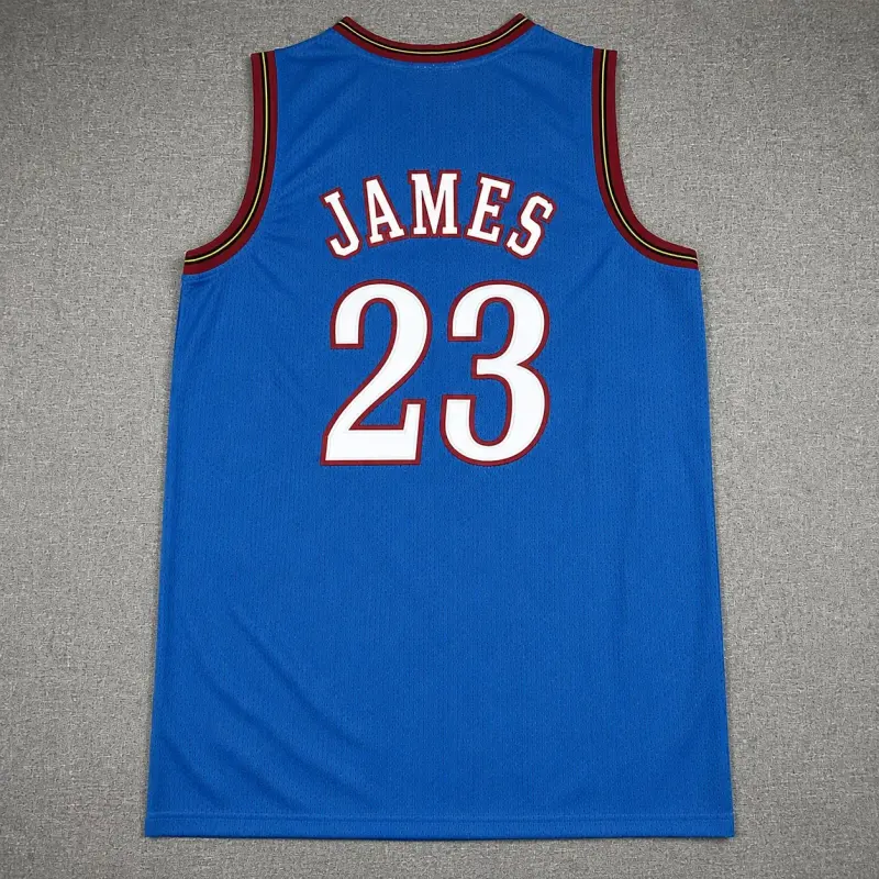 PHILADELPHIA 76ERS LEBRON JAMES BLUE JERSEY