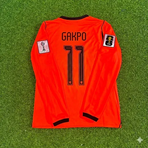2026 WORLD CUP CODY GAKPO TEAM NETHERLANDS ORANGE JERSEY