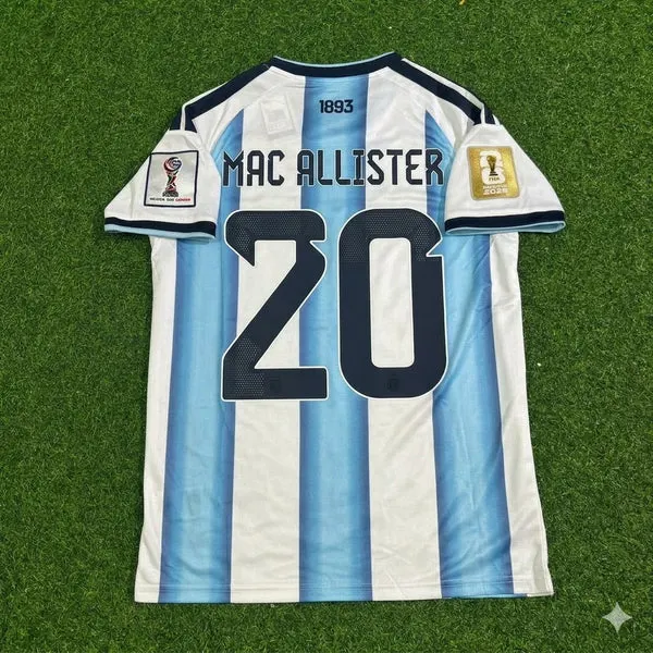 2026 WORLD CUP ALEXIS MAC ALLISTER TEAM ARGENTINA BLUE JERSEY