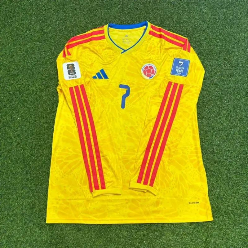 2026 WORLD CUP LUIS DIAZ TEAM COLOMBIA YELLOW JERSEY