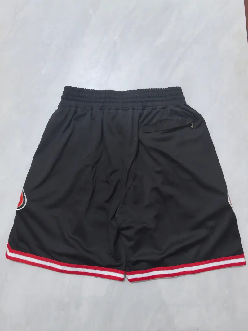 SAN FRANCISCO 49ERS BLACK SHORTS