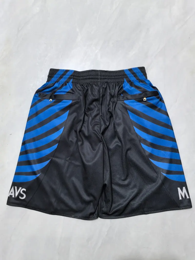 DALLAS MAVERICKS BLACK SHORTS