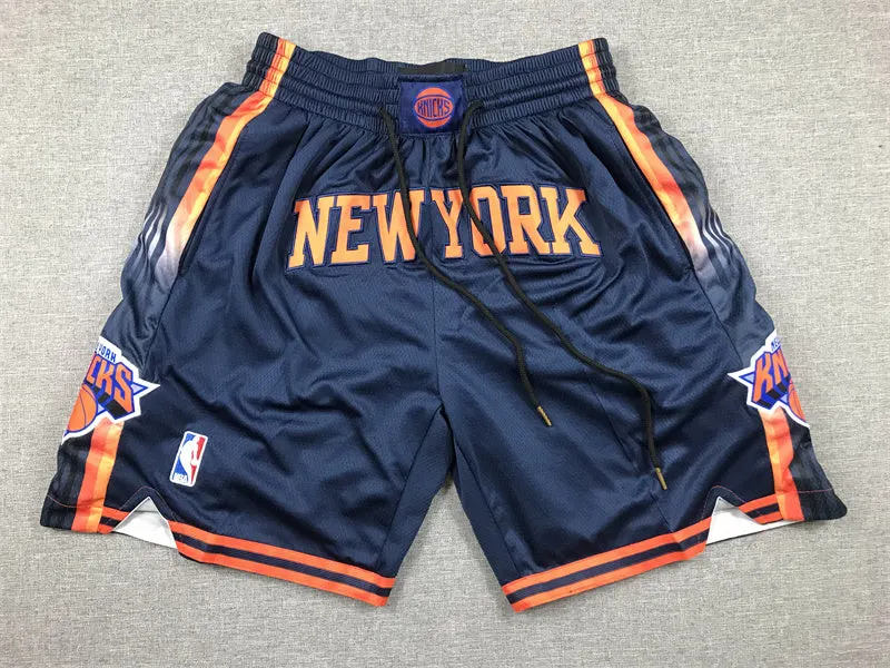 NEW YORK KNICKS BLUE SHORTS