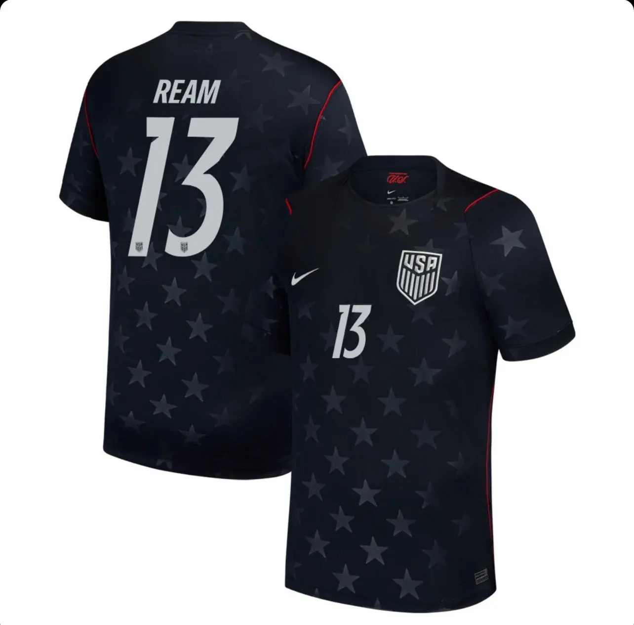 2026 WORLD CUP TIM REAM TEAM USA BLACK JERSEY
