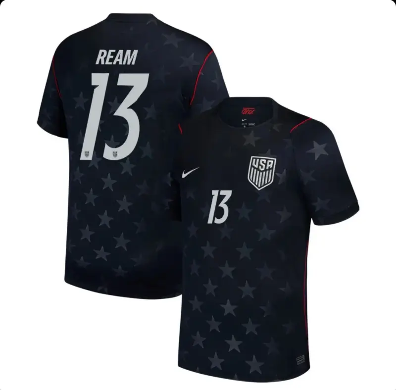 2026 WORLD CUP TIM REAM TEAM USA BLACK JERSEY