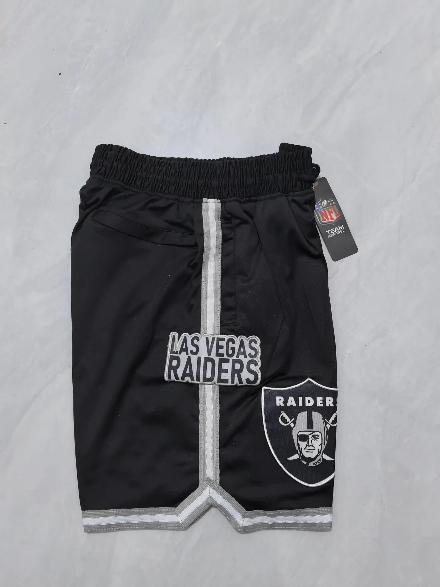 LAS VEGAS RAIDERS BLACK SHORTS