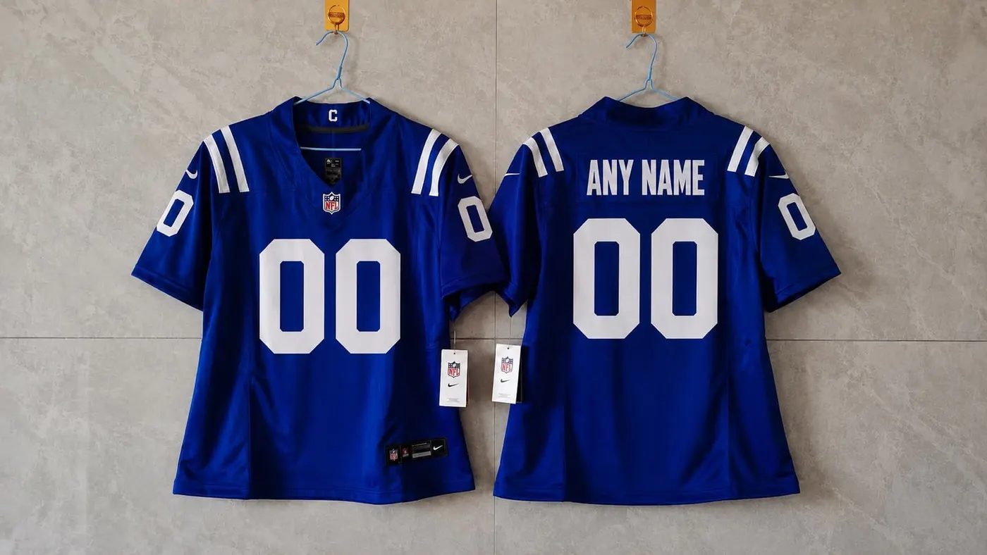 INDIANAPOLIS COLTS CUSTOM BLUE JERSEYS
