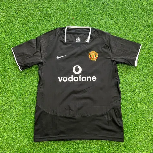 Cristiano Ronaldo Manchester United 2003 2004 Retro Black Jersey