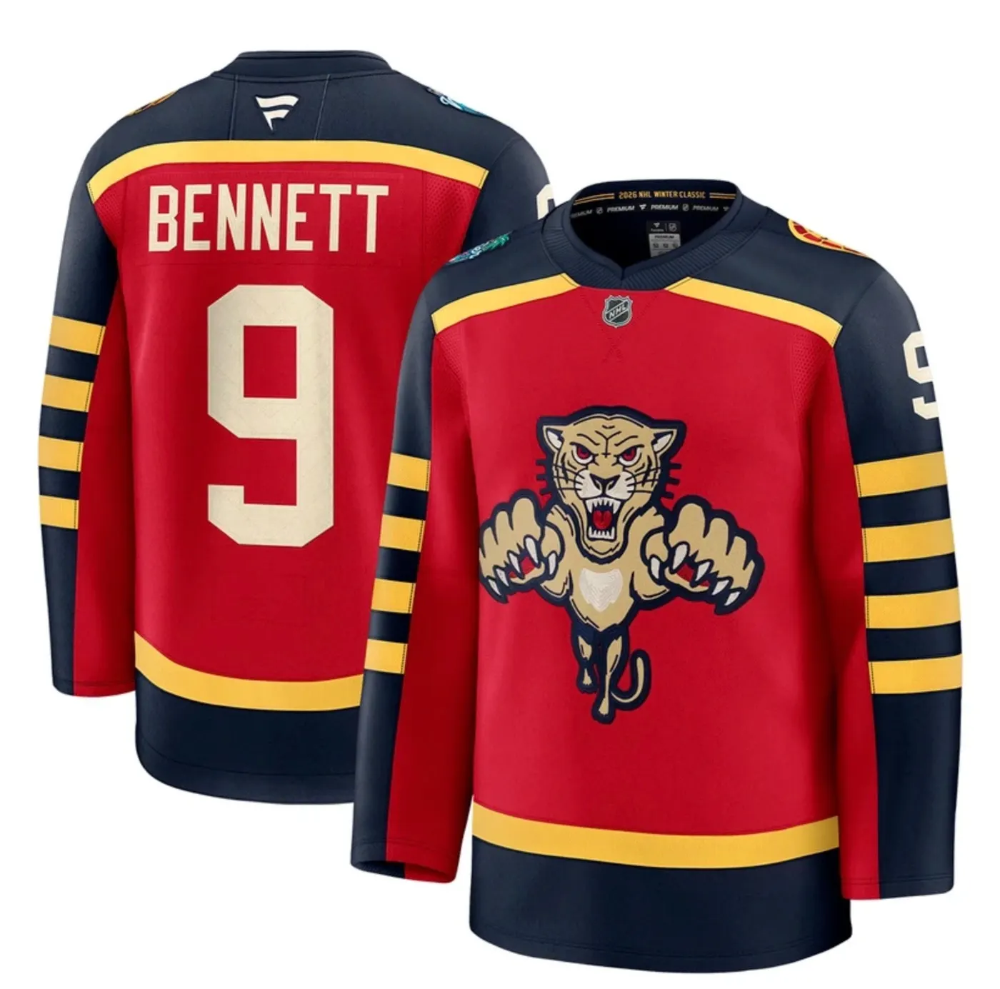 FLORIDA PANTHERS BENNETT RED JERSEY