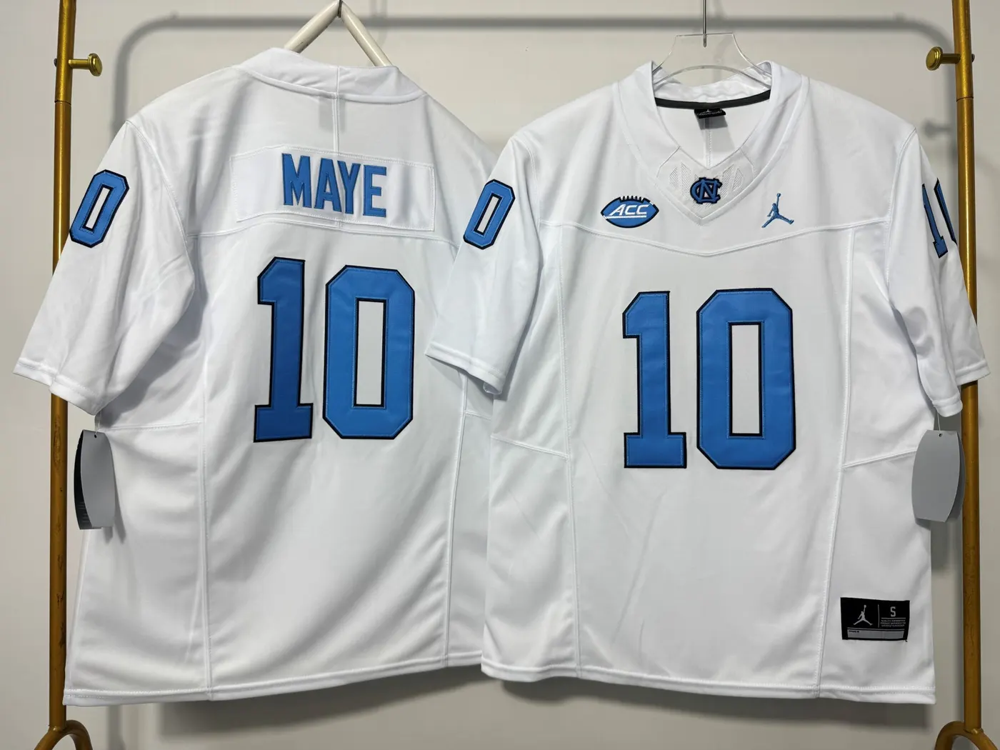 NORTH CAROLINA TAR HEELS DRAKE MAYE WHITE JERSEY