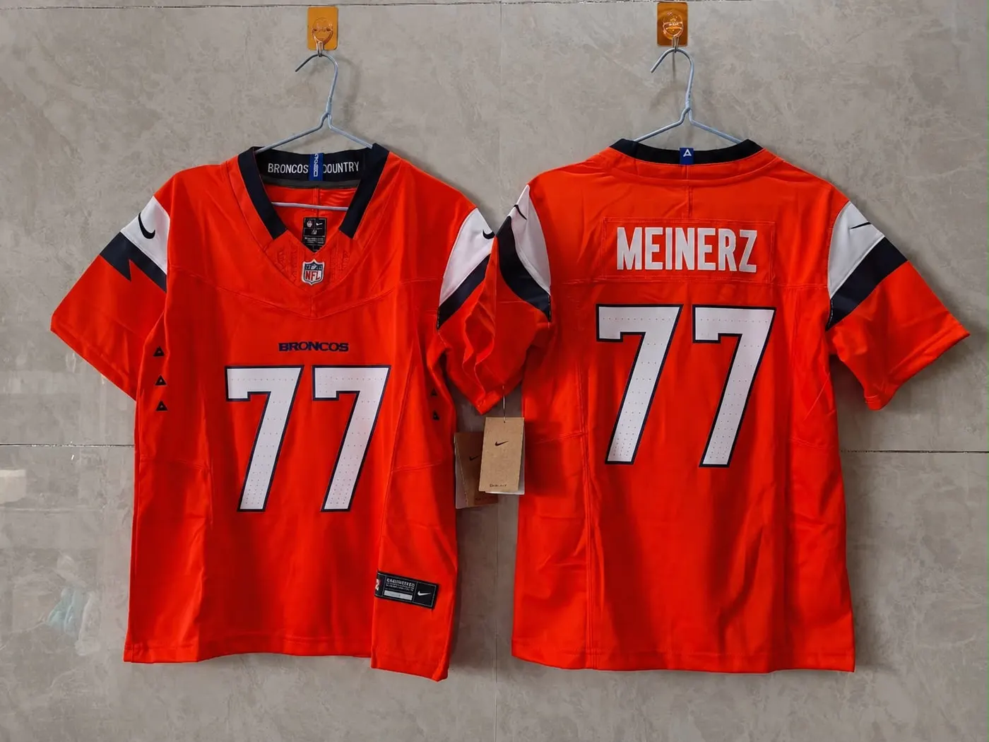 DENVER BRONCOS QUINN MENERZ ORANGE JERSEY