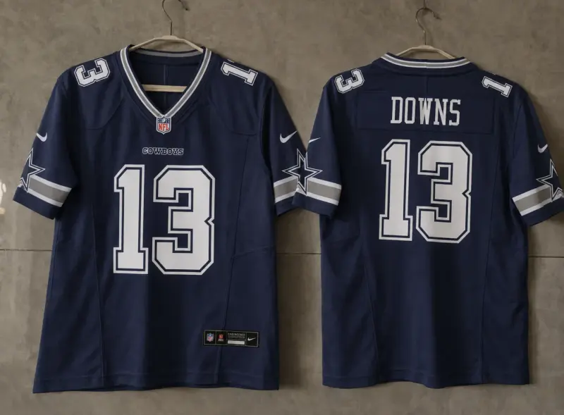 DALLAS COWBOYS CALEB DOWNS BLUE JERSEY