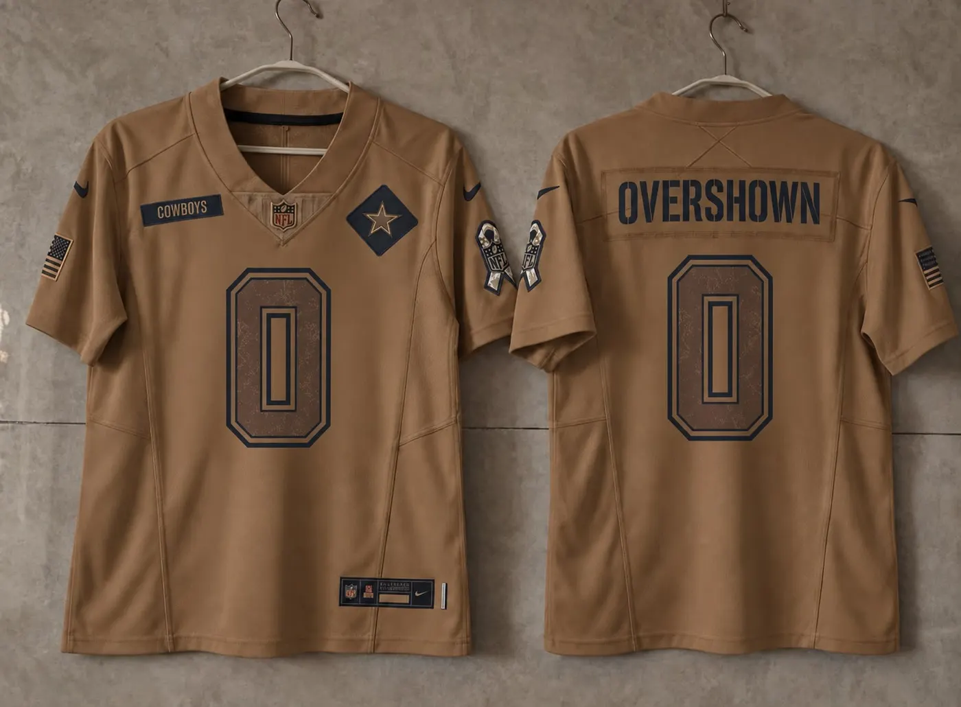 DALLAS COWBOYS DEMARVION OVERSHOWN SALUTE TO SERVICE JERSEY