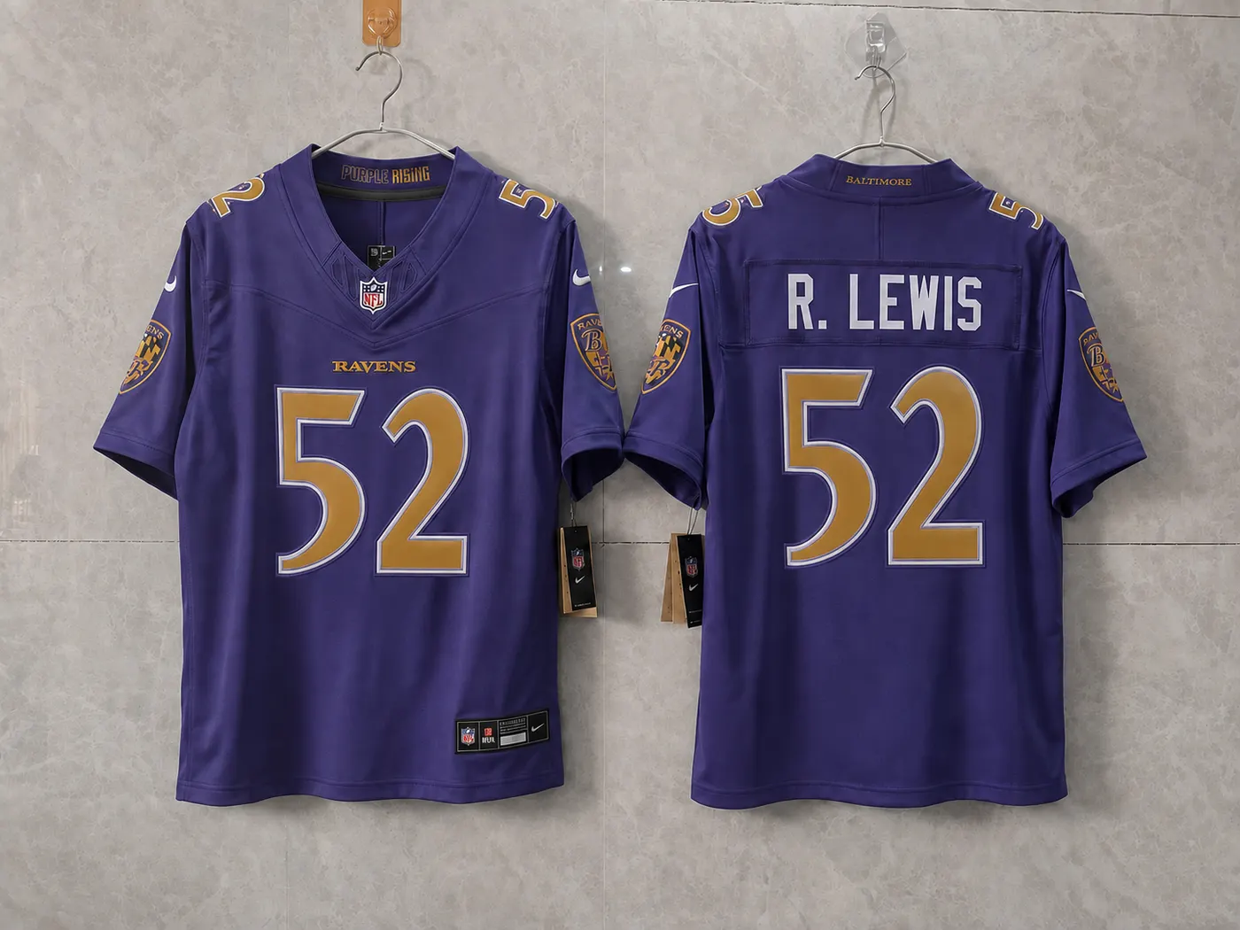 BALTIMORE RAVENS RAY LEWIS COLOR RUSH JERSEY