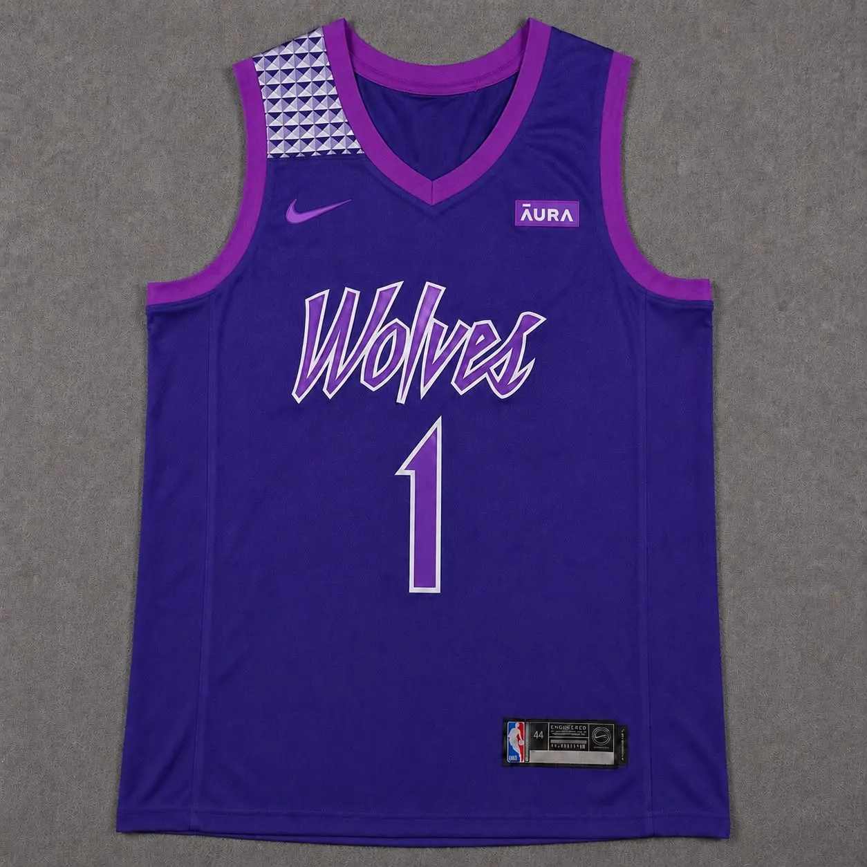 MINNESOTA TIMBERWOLVES LAMELO BALL PURPLE JERSEY