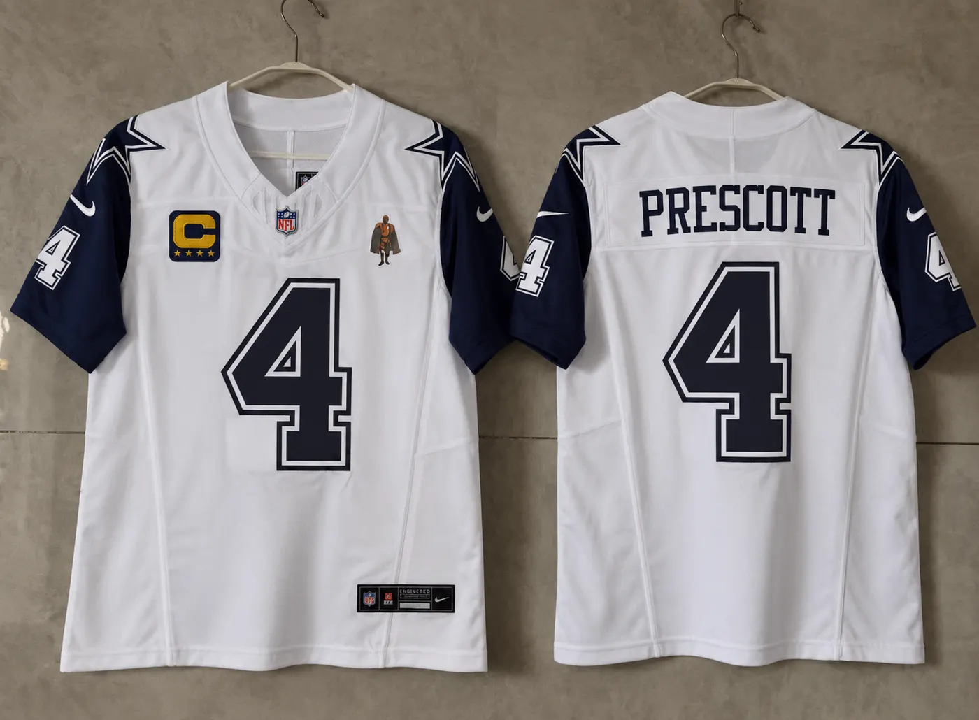 DALLAS COWBOYS DAK PRESCOTT COLOR RUSH IN GAME JERSEY