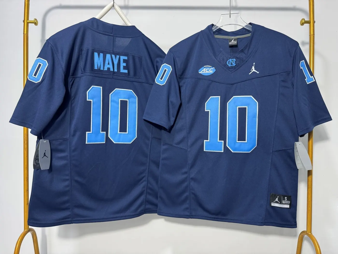 NORTH CAROLINA TAR HEELS DRAKE MAYE BLUE JERSEY