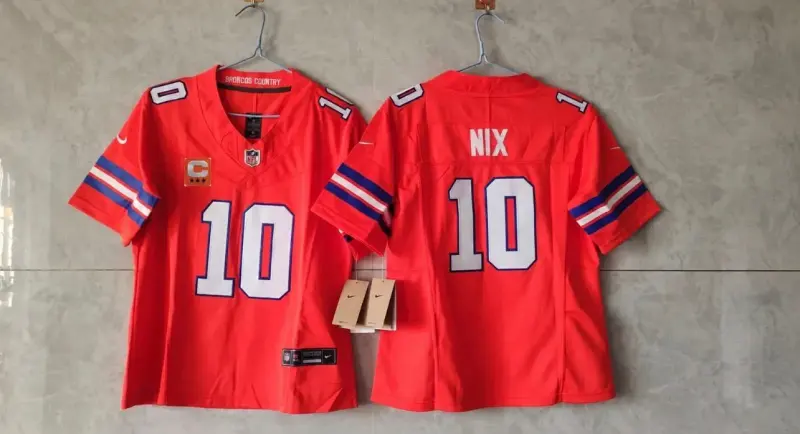 DENVER BRONCOS BO NIX RETRO ORANGE CAPTAIN JERSEY