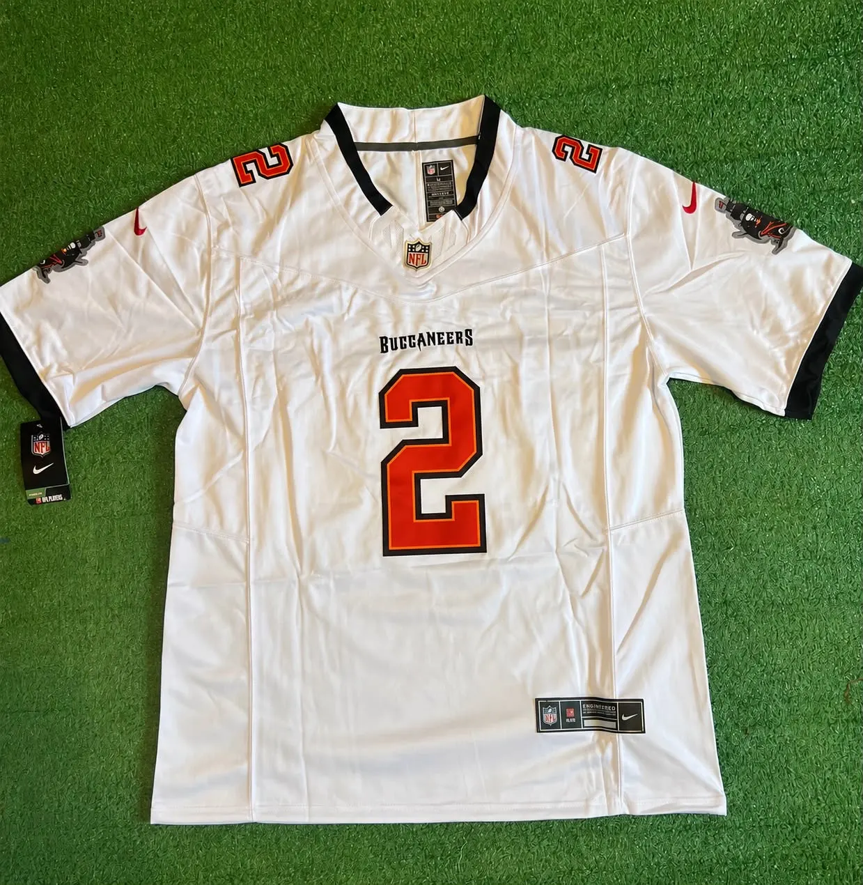 Tampa Bay Buccaneers Emeka Egbuka White Jersey