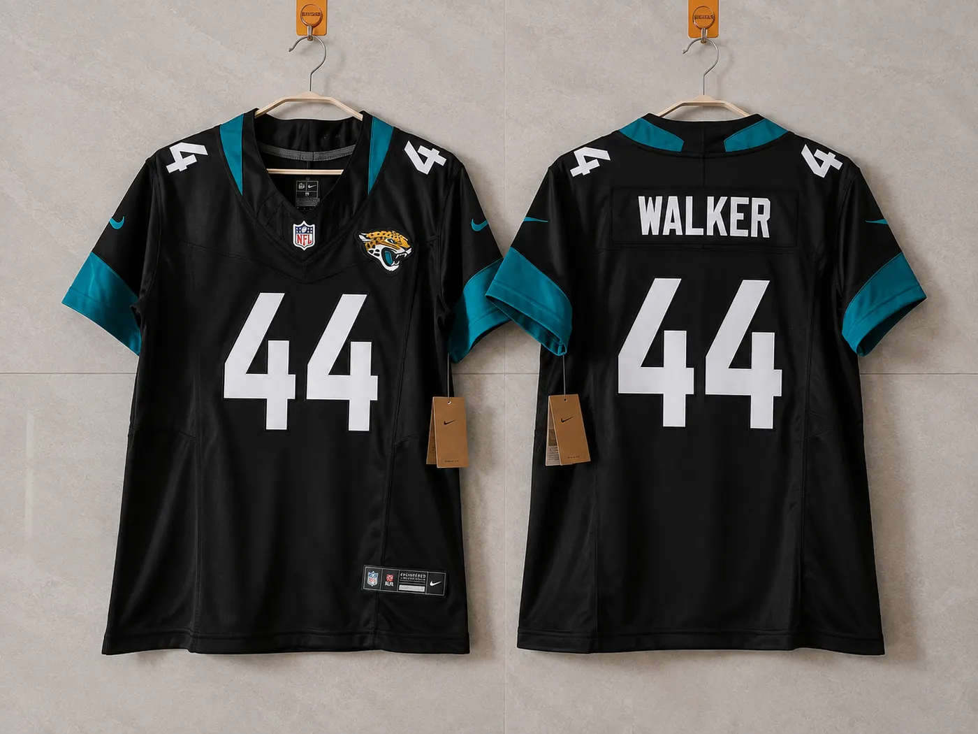 JACKSONVILLE JAGUARS TRAVON WALKER BLACK JERSEY