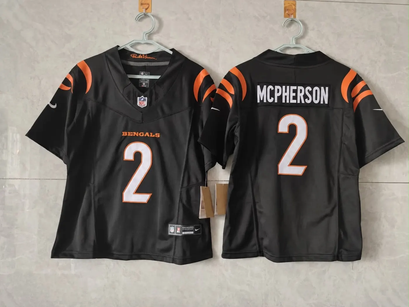 Evan McPherson Cincinnati Bengals Game Jersey - Black